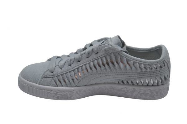 Puma Suede Metallic Entwine Wn's gray/silver