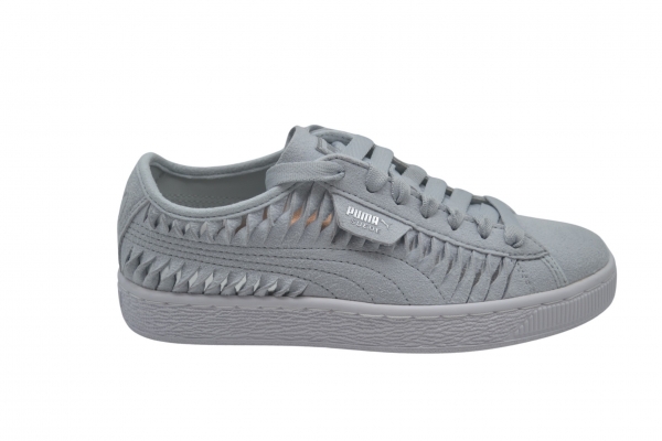 Puma Suede Metallic Entwine Wn's gray/silver